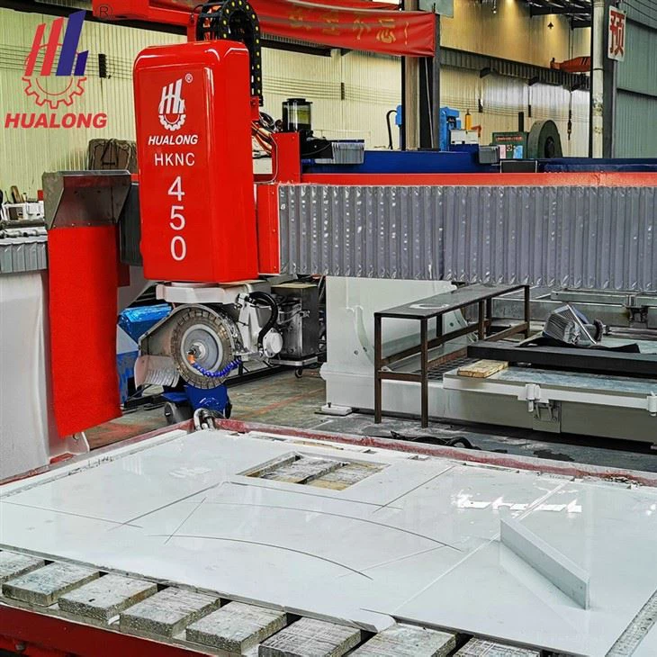 Máquina de corte de bancada de granito